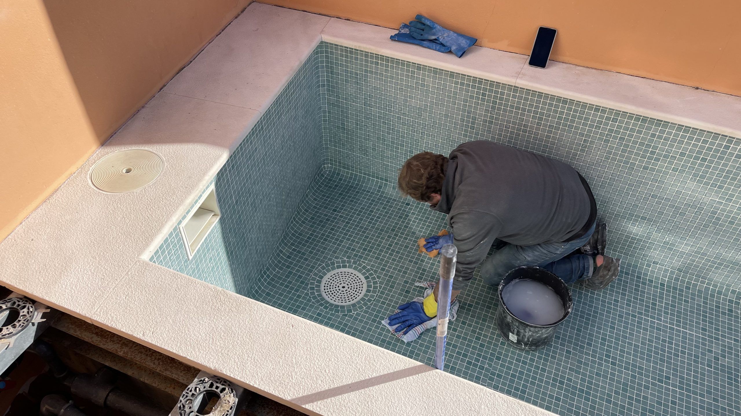 Enlechado de piscina ON POOLS